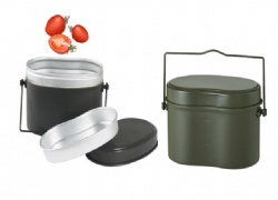 Aluminium Lunch Box Outdoor Camping Mess Tins Food Container Mess Kits