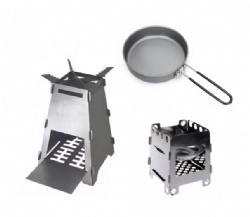 Lightweight MINI portable foldable emergency Solid Alcohol Burner Stove